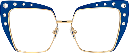 Afrim - Square Blue Eyeglasses