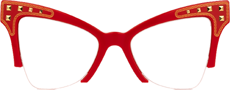 Afolabi - Cat Eye Red Eyeglasses