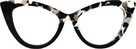 Antoinette - Cat Eye Black/Tortoise Eyeglasses