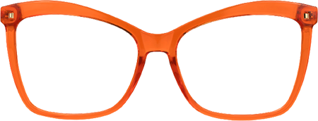 Libby - Butterfly Orange Eyeglasses