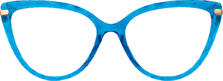 Dayna - Cat Eye Blue Eyeglasses