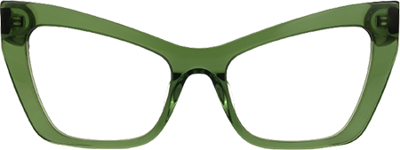 Bader - Cat Eye Green Eyeglasses