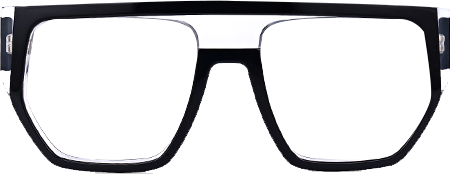 Inerney - Aviator Black Eyeglasses