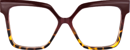 Istas - Square Coffee/Tortoise Eyeglasses