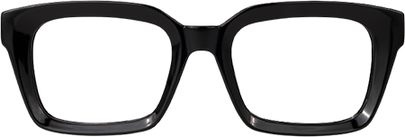 Issay - Rectangle Black Eyeglasses