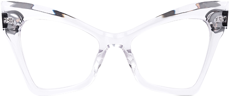 Izehar - Cat Eye Crystal Eyeglasses