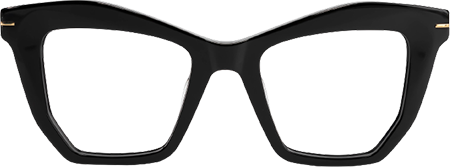 Sheldon - Geometric Black Eyeglasses