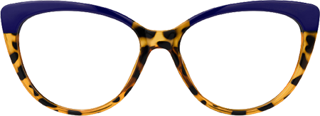 Callisto - Cat Eye Blue/Tortoise Eyeglasses