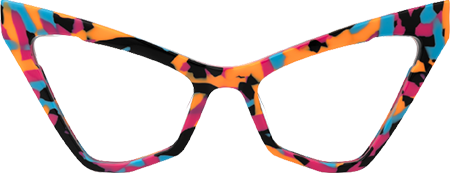 Caitlyn - Cat Eye Multicolor Eyeglasses