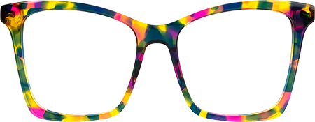 Kiersten - Square Multicolor Eyeglasses