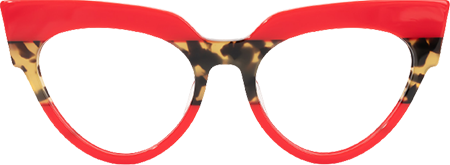 Bandit - Cat Eye Red Eyeglasses