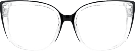 Darena - Cat Eye Black/Crystal Eyeglasses