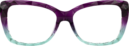 Shane - Rectangle Purple Eyeglasses