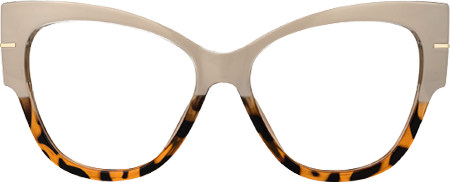Elektra - Cat Eye Brown/Tortoise Eyeglasses