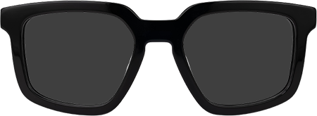 Davu - Geometric Black Sunglasses