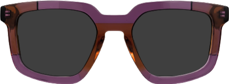 Davu - Geometric Purple Sunglasses