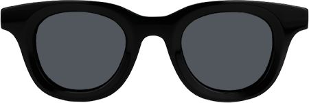 Dehateh - Round Black Sunglasses