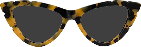 Edana - Cat Eye Yellow/Tortoise Sunglasses