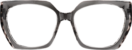Edge - Geometric Grey Eyeglasses