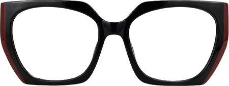 Edge - Geometric Black Eyeglasses