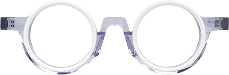 Round Glanton White Glasses deals -Zeelool Glasses