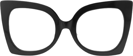 Eilonwy - Cat Eye Black Eyeglasses