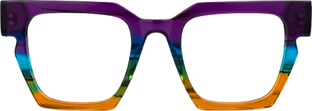 Ekanta - Square Multicolor Eyeglasses