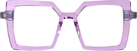 Eilis - Square Purple Eyeglasses