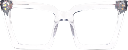 Eduardo - Square Crystal Eyeglasses