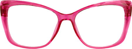 Raquel - Square Pink Eyeglasses