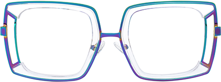 Electelm - Square Multicolor Eyeglasses