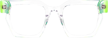 Ekanta - Square Crystal Eyeglasses