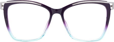 Eliel - Square Blue/Purple Eyeglasses