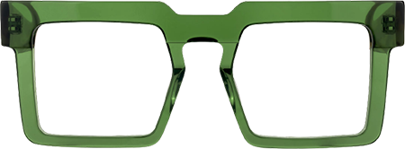 Elinoah - Square Green Eyeglasses
