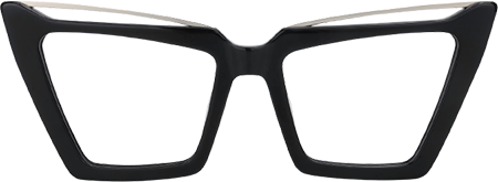 Eldad - Cat Eye Black Eyeglasses