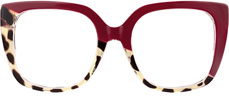 Absolom - Square Red/Tortoise Two-tone Eyeglasses