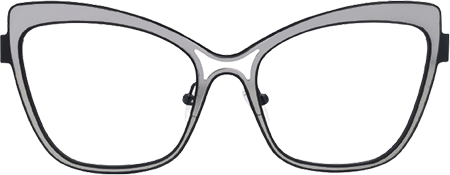 Eleuterio - Butterfly Black Eyeglasses