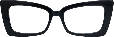 Edom - Rectangle Black Eyeglasses