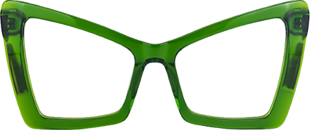 Elidius - Cat Eye Green Eyeglasses