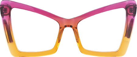 Elidius - Cat Eye Yellow Eyeglasses