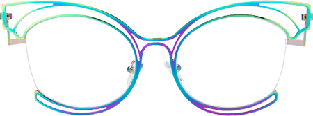 Maggie - Cat Eye Multicolor Eyeglasses