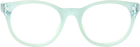 Eljah - Round Green Kids Eyeglasses