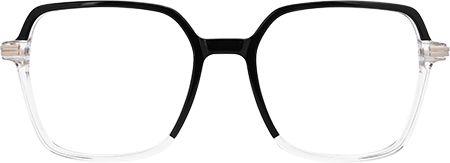 Elton - Square Black Eyeglasses