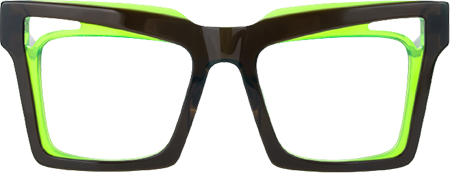 Emberlei - Square Green Eyeglasses