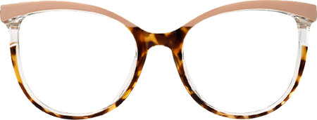 Emanuel - Cat Eye Brown/Tortoise Eyeglasses