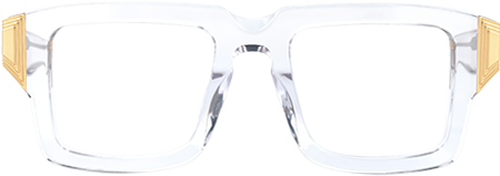 Emanita - Rectangle Crystal Eyeglasses