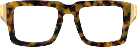 Emanita - Rectangle Tortoise Eyeglasses