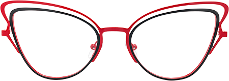 Elki - Cat Eye Red Eyeglasses