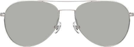 Fahd - Aviator Silver Sunglasses