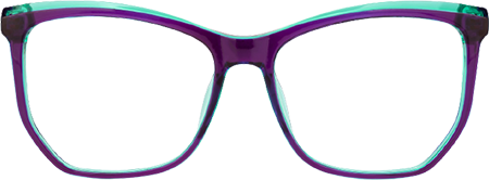 Geometric Libby Purple Glasses deals -Zeelool Glasses